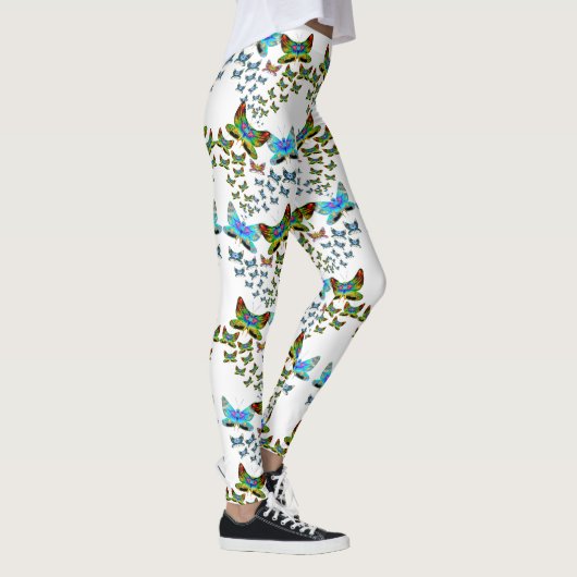 Prismatic Butterfly Swarm Leggings (Rechts)