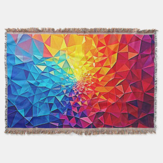 Prismatic Chaos Digital Grid Design Decke