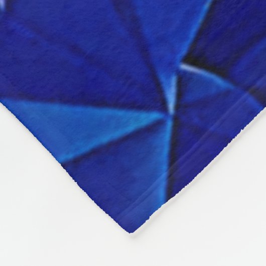 Prismatic Chaos Digital Grid Design Fleecedecke (Ecke)