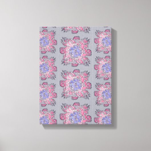 Prismatic Current: Abstract Flow Art Leinwanddruck (Vorderseite)