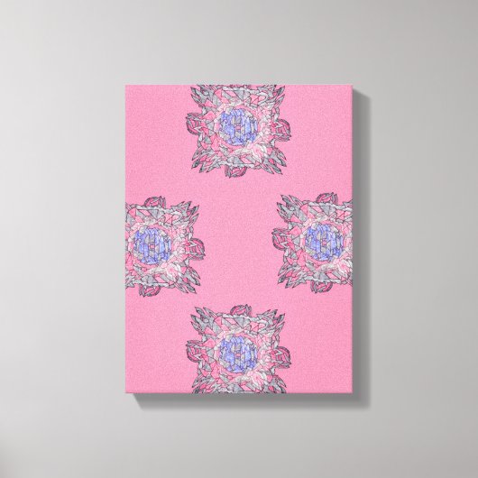 Prismatic Current Abstract Flow Art Leinwanddruck (Vorderseite)