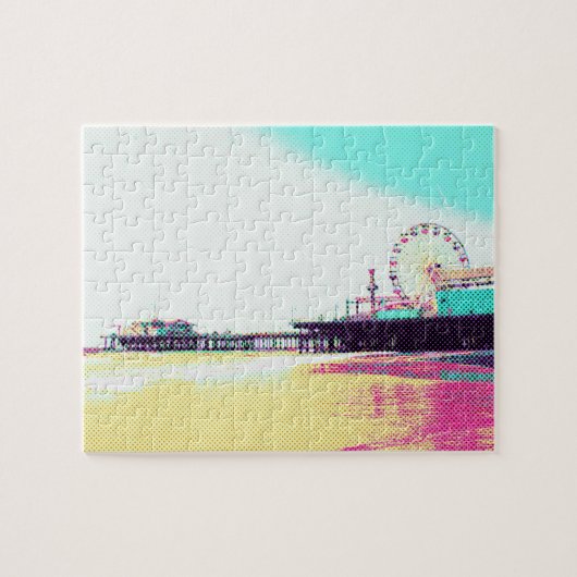 Prismatic Dots Santa Monica Pier Puzzle (Horizontal)