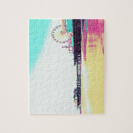 Prismatic Dots Santa Monica Pier Puzzle (Vertikal)