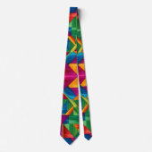 Prismatic Geometric Neck Tie Krawatte (Vorderseite)