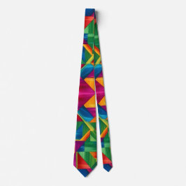 Prismatic Geometric Neck Tie Krawatte