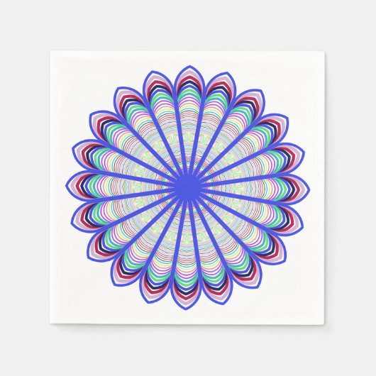 Prismatic Mandala Napkins Serviette (Vorderseite)