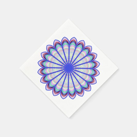 Prismatic Mandala Napkins Serviette (Ecke)