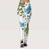Prismatic Rainbow Butterfly Leggings (Rückseite)