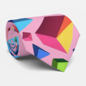 Prismatic Scatter Krawatte (Gerollt)