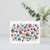 Prismatic Scatter Postkarte (Stehend Vorderseite)