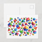 Prismatic Scatter Postkarte (Vorne/Hinten)