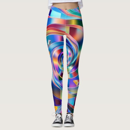 Prismatic Spiral Symphony Leggings (Vorderseite)