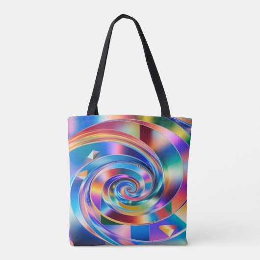 Prismatic Spiral Symphony Tasche (Rückseite)