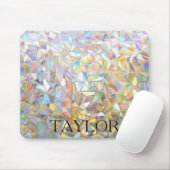 Prismatic Stained Glass Effect - Rainbow Prismatic Mousepad (Mit Mouse)