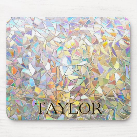 Prismatic Stained Glass Effect - Rainbow Prismatic Mousepad (Vorne)