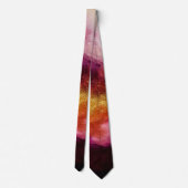 Prismatic Storm Fiery Abstract Krawatte (Rückseite)
