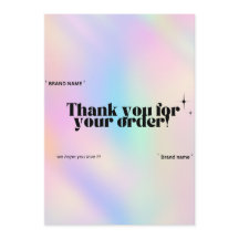 Prismatisch Danke Karte Kleines Unternehmen