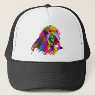 Prismatisch-Geometrischer-Löwe Truckerkappe