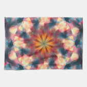 Prismatisch Kaleidoskopisch Psychedelisch Mandala Geschirrtuch (Horizontal)