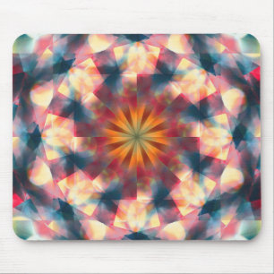 Prismatisch Kaleidoskopisch Psychedelisch Mandala Mousepad
