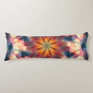Prismatisch Kaleidoskopisch Psychedelisch Mandala Seitenschläferkissen