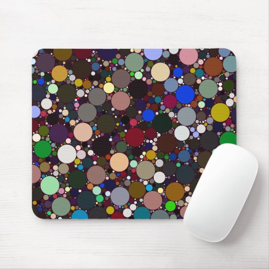Prismatisch verpackte Kreise Mousepad (Mit Mouse)