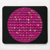 Prismatisch wechselnde Herzpartie Mousepad (Vorne)