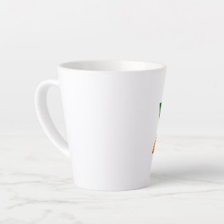 Prismatische Fraktal Latte Tasse