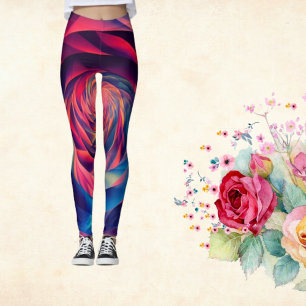 "Prismatische Fraktal-Leggings" Leggings