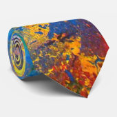 Prismatische Nebelfleck-Krawatte Krawatte (Gerollt)