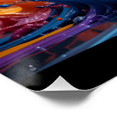 Prismatische Paint Columns Poster (Ecke)