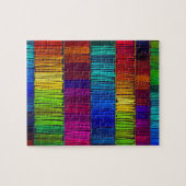 Prismatische Regenbogen-Rückseite Puzzle (Horizontal)