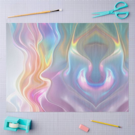 Prismatische Unterströmung Seidenpapier (Basteln)