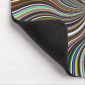 Prismatische Wave-Sternexplosion Mousepad (Ecke)