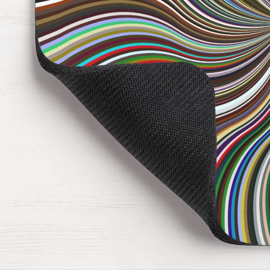 Prismatische Wave-Sternexplosion Mousepad (Ecke)