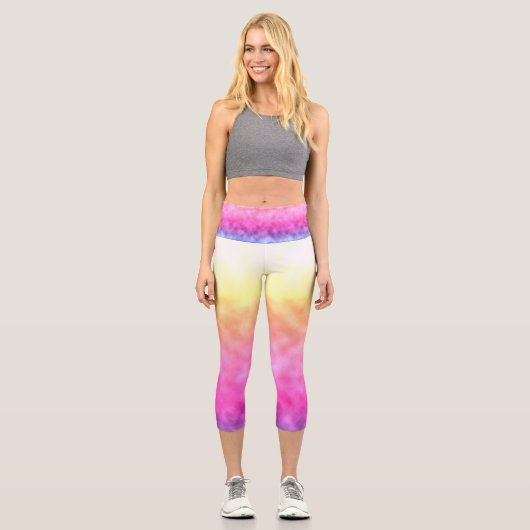 Prismatischer Abend Capri Leggings (Vorderseite)