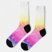 Prismatischer Abend Socken (Linkes Detail)