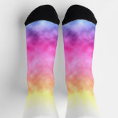 Prismatischer Abend Socken (Oben)