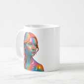 Prismatischer Blick Kaffeetasse (Vorderseite Links)