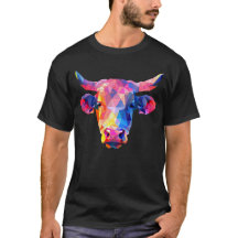 Prismatischer Bull-T - Shirt