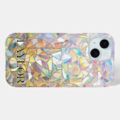 Prismatischer Buntglaseffekt - Regenbogen-Prismati Case-Mate iPhone Hülle (Rückseite (Horizontal))