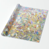 Prismatischer Buntglaseffekt - Regenbogen-Prismati Geschenkpapier (Ungerollt)