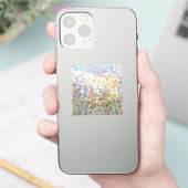 Prismatischer Buntglaseffekt - Regenbogenprismatis Aufkleber (Telefon)