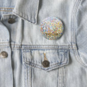 Prismatischer Buntglaseffekt - Regenbogenprismatis Button (Beispiel)