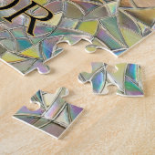 Prismatischer Buntglaseffekt - Regenbogenprismatis Puzzle (Seite)