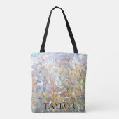 Prismatischer Buntglaseffekt - Regenbogenprismatis Tasche (Rückseite)