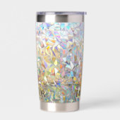 Prismatischer Buntglaseffekt - Regenbogenprismatis Thermobecher (Links)