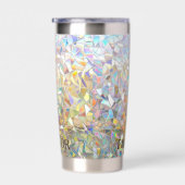 Prismatischer Buntglaseffekt - Regenbogenprismatis Thermobecher (Rechts)