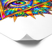 Prismatischer Dawn Eye Poster (Ecke)