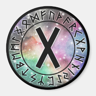 Prismatischer Galaxy Rune Circle [07] Gebo] Magnet